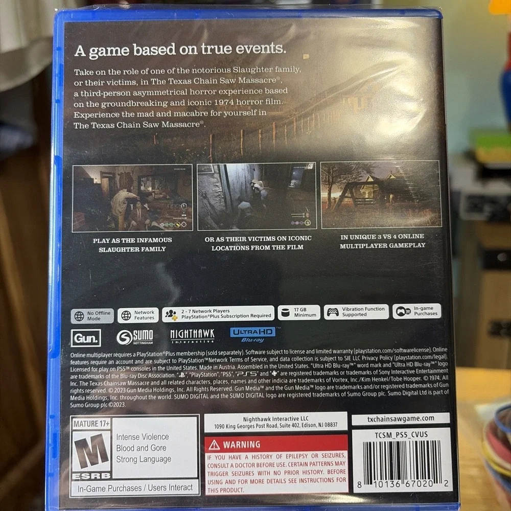 The Texas Chain Saw Massacre - PlayStation 5 - Brand New - Sealed